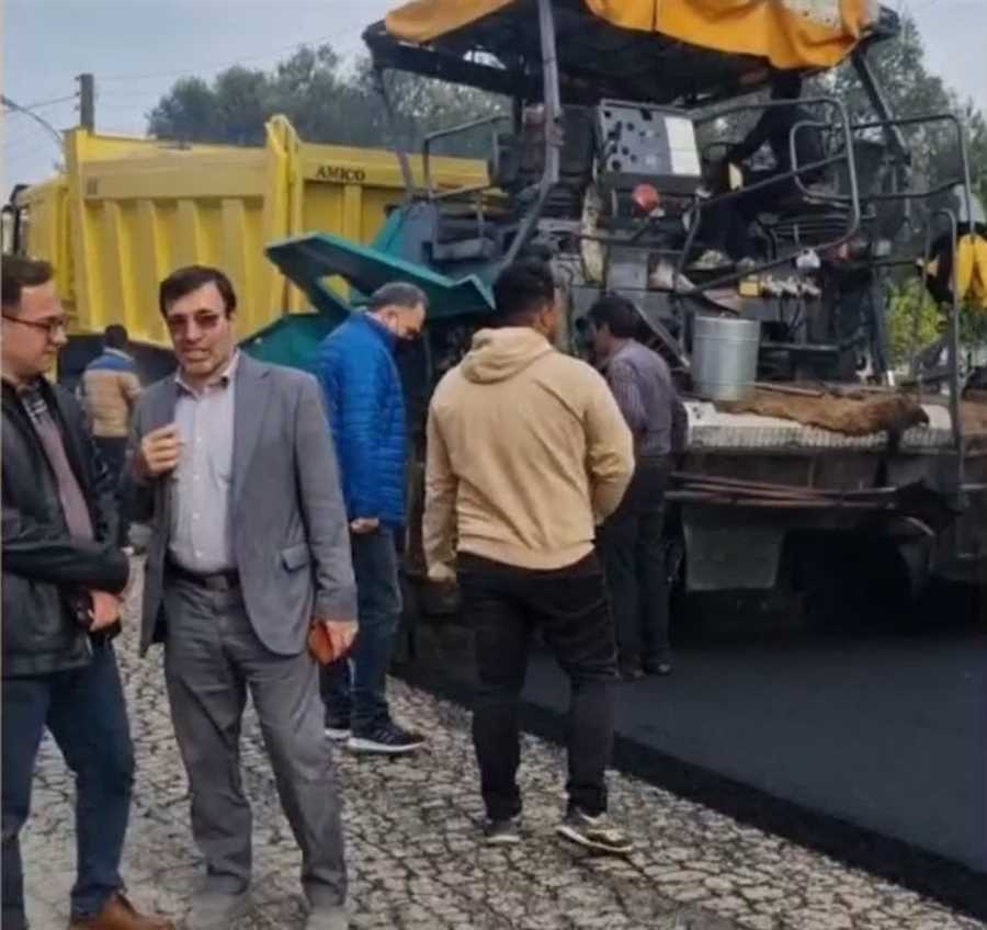 نهضت بی‌سابقه آسفالت در بهشهر