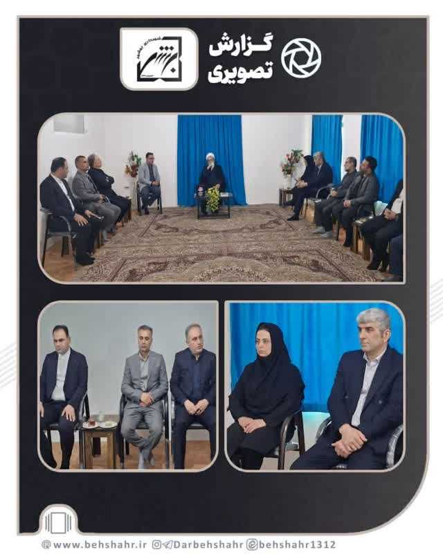 دیدار نوروزی یاسراحمدی شهردار و معاونین با امام جمعه شهرستان