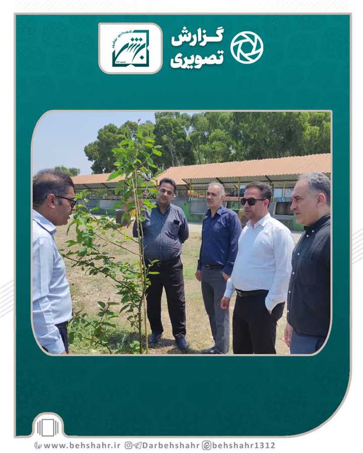  بازدید یاسر احمدی شهردار بهشهر از طرح دریای یاقوت سرخ 