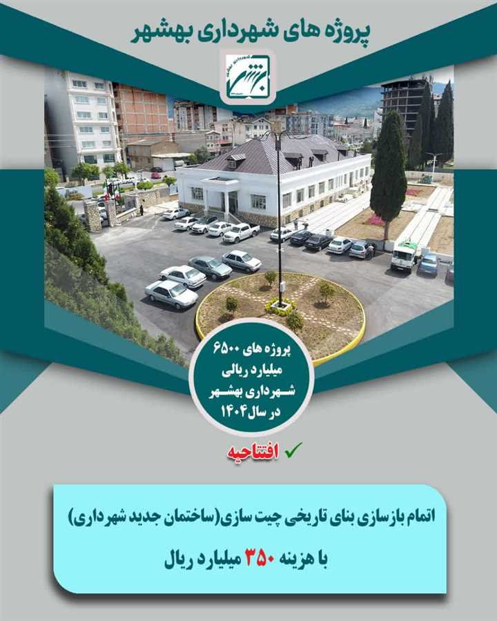 پشت پلک شهر با پروژه های افتتاحیه