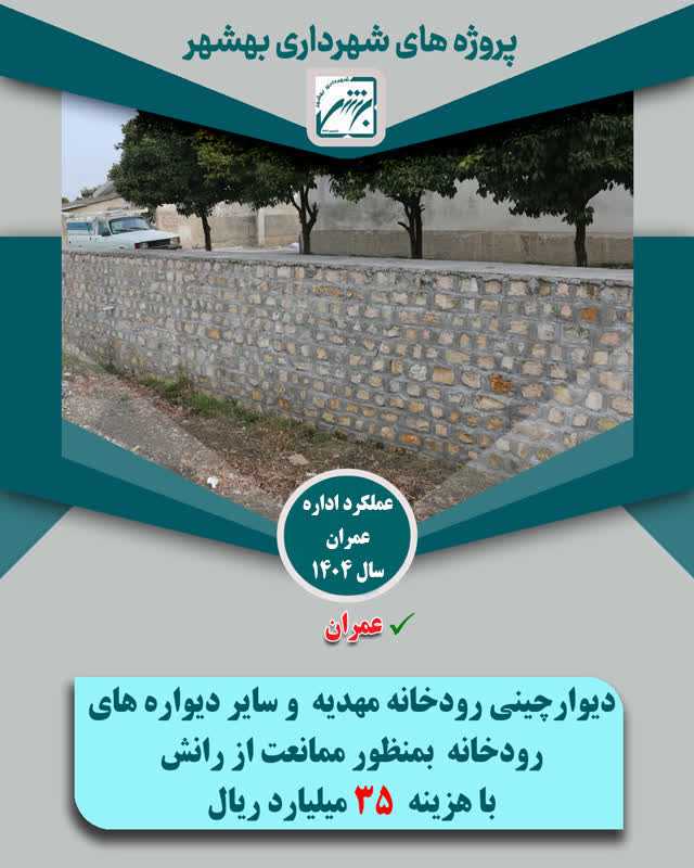 چکیده فعالیت واحد عمران درسال 1404 (ارقام به ریال ) 