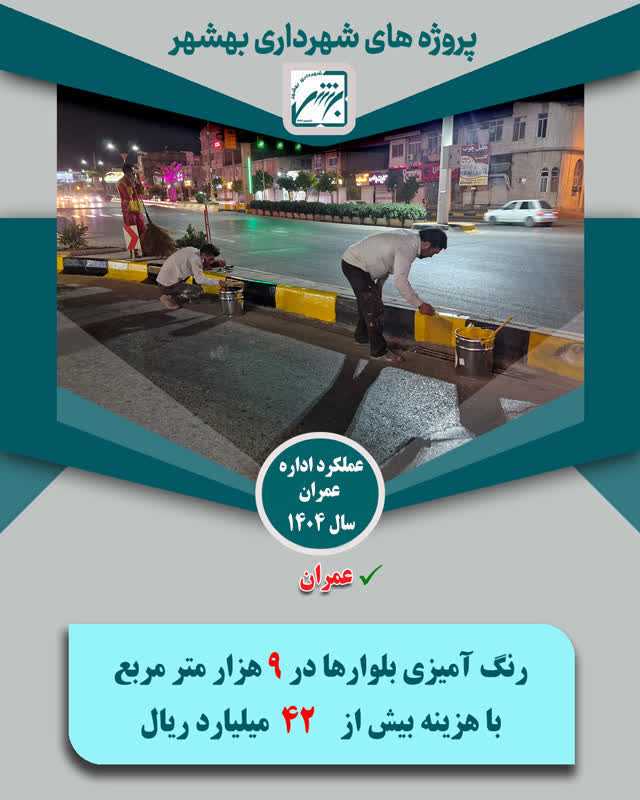 چکیده فعالیت واحد عمران درسال 1404 (ارقام به ریال ) 